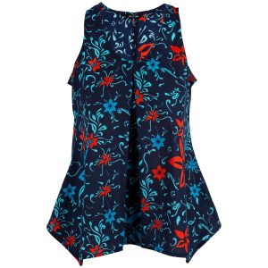 On Point Floral Sleeveless Tunic - S