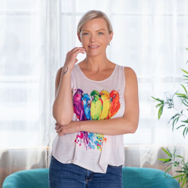 Birds of a Feather Tank Top - S