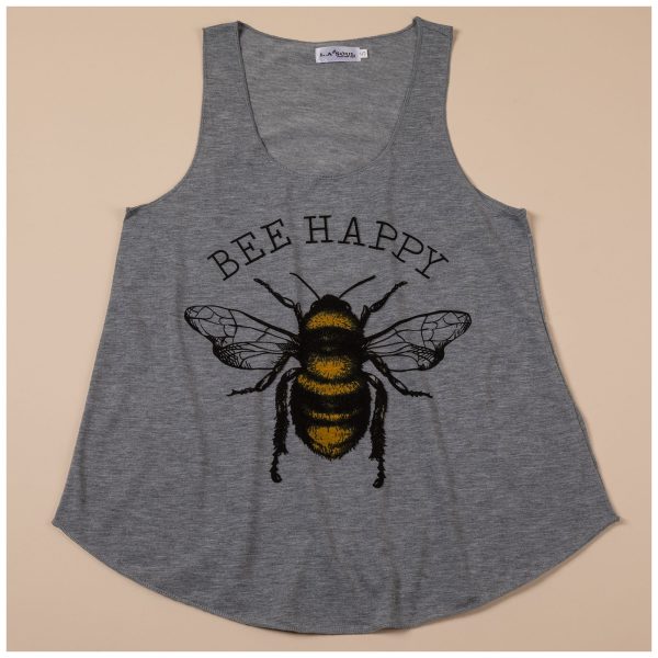 Bee Happy Tank Top - S