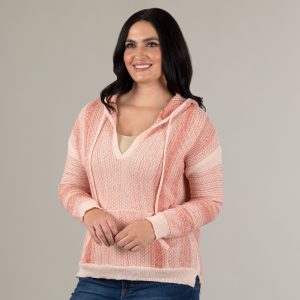 Gradient Sweater Hoodie - Pink - S