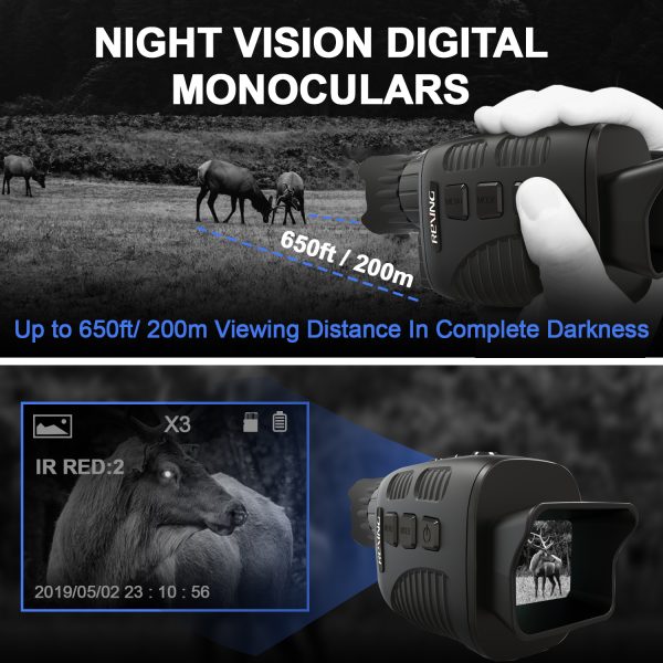 Rexing B1 Basic Night Vision Goggles/Monoculars - Image 4