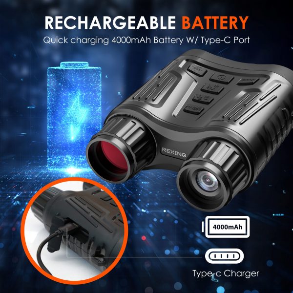 Rexing B1 Pro - 4K IR Night Vision Digital Binocular - Image 6