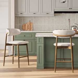 featuring sturdy ash wood legs and comfortable cotton-linen seating. Perfect for any setting