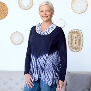 Waves Gone By Crossover Tunic - S/M