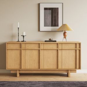 crafted from natural ash wood