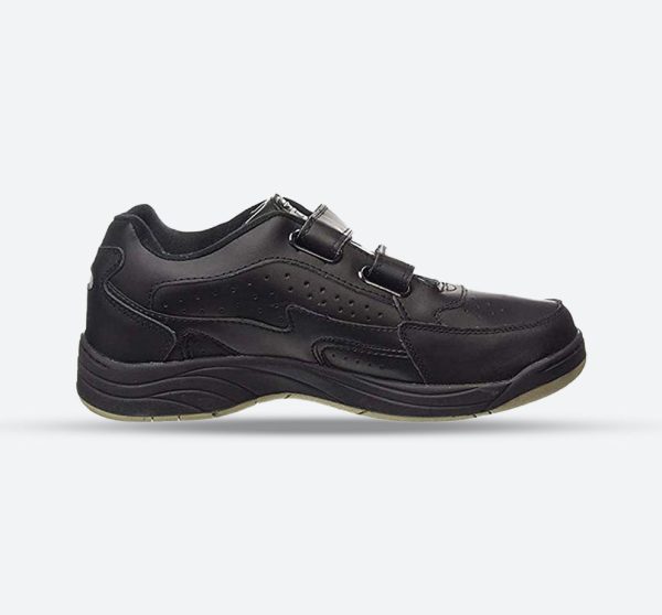 Mens Wide Fit Dek Arizona Sneakers, Black / 8 / 2E