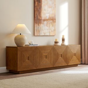 while the spacious interior and efficient cable management keep your space organized. Perfect for adding a modern touch to any living room.color:Brown