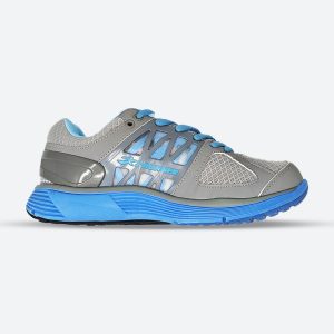 Womens Wide Fit I-Runner Eliza Sneakers, Grey / 8 / 6E