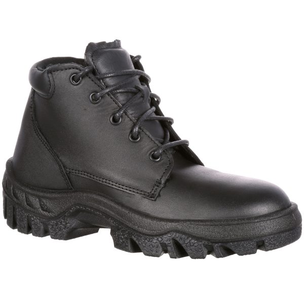 The RockyÂ® Women&apos;s TMC Chukka Public Service Boot brings together comfort and durability for a footwear solution to all your workday needs. A hardworking woman deserves a hardworking shoe