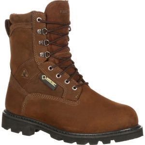 <p>The Rocky® Ranger is a classic boot built to handle your work site. This 9 comp toe boot features a Goodyear® welt construction