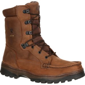 <p>This Rocky Outback&apos;s upper was assembled with premium full-grain leather; while it is certainly very soft