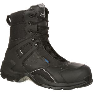 <p>This guaranteed RockyÂ® Waterproof boot was designed with an EMT in mind. Created with many safety features