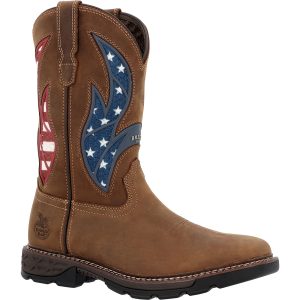 Georgia Boot Carbo-Tec FLX 11" Patriotic Pull-On Work Boot