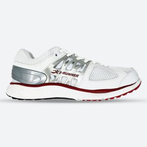 Mens Wide Fit I-Runner Lincoln Sneakers, White / 8 / 6E