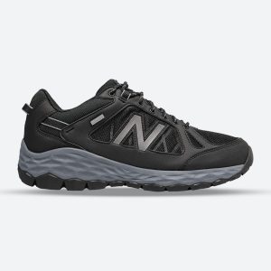 Mens Wide Fit Waterproof Fresh Foam New Balance MW1350WL Hiking Sneakers, Black / 8 / 4E
