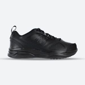 Mens Wide Fit New Balance MX624AB4 Sneakers, Black / 8 / 2E