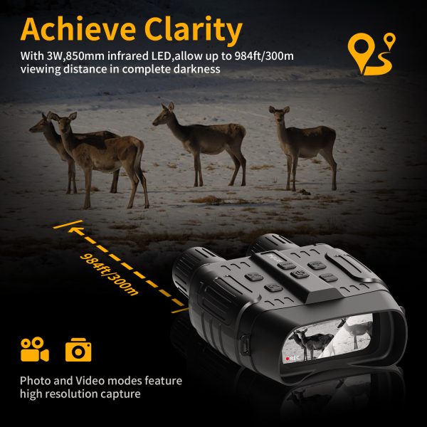 Rexing B1 Maverick Night Vision Goggles Binoculars - Image 4