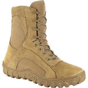 <p>This RockyÂ® S2V coyote brown military boot offers unrivaled comfort and stands up to tough conditions. This uniform-compliant boot is approved for wear with all applicable Operational Camouflage Pattern variations. </p><p>This boot goes above and beyond
