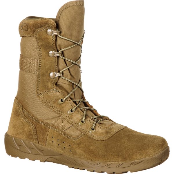 The RockyÂ® C7 Lightweight Commercial Military Boot was designed by soldiers for soldiers