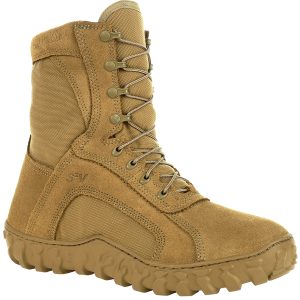 <p>This RockyÂ® S2V coyote brown military boot offers unrivaled comfort and stands up to tough conditions. This uniform-compliant boot is approved for wear with all applicable Operational Camouflage Pattern variations. </p><p>This boot goes above and beyond