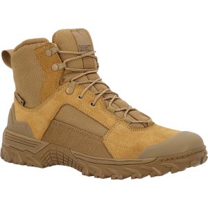 <p>Rocky Â® Mountain Combat collection is engineered for elite performance. The full grain flesh out leather provides superior durability