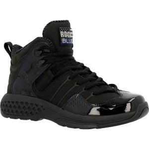 <p>This non-metallic public service shoe for women is constructed with a breathable tactical grade mesh upper with high-abrasion TPU overlays for added structure