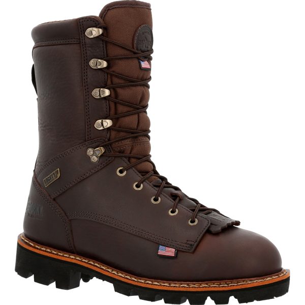 Made in USA with USA and globally sourced components. The Rocky Elk Stalker hunting boot is designed to meet the demands of any cross country hunt. We made these insulated hunting boots to be rugged