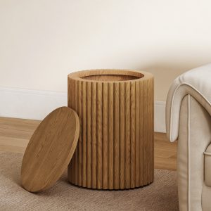 creating a visually appealing and balanced design. Storage with a flip-up lid optimizes your storage space with a flip-up lid design.shape:Round
