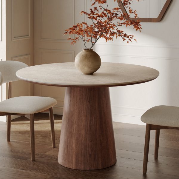 elevated touch and a contrasting feeling of lightness.color:Brown