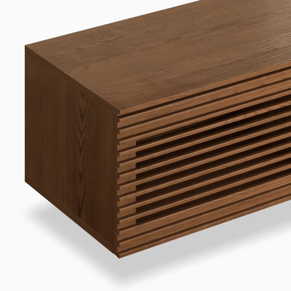 and fireproof. The design of the media console adds a modern touch and provides a convenient way to display decorations. color:Brown