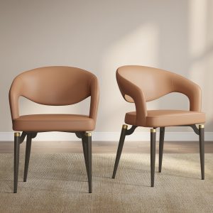 durable cushion covered in PU leather material