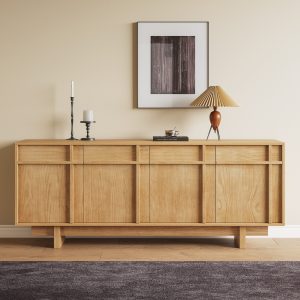 crafted from natural ash wood