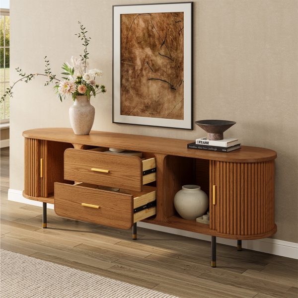 this media console will be the highlight of your home decor.applicable tv size:Up to 75"