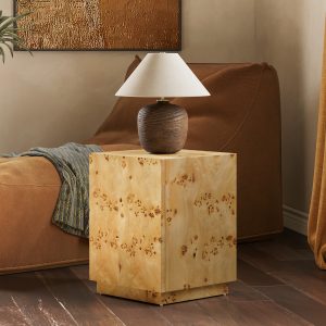 featuring hidden storage to meet your needs. Add a touch of natural sophistication to your home with this unique design.tabletop material:Engineered Wood