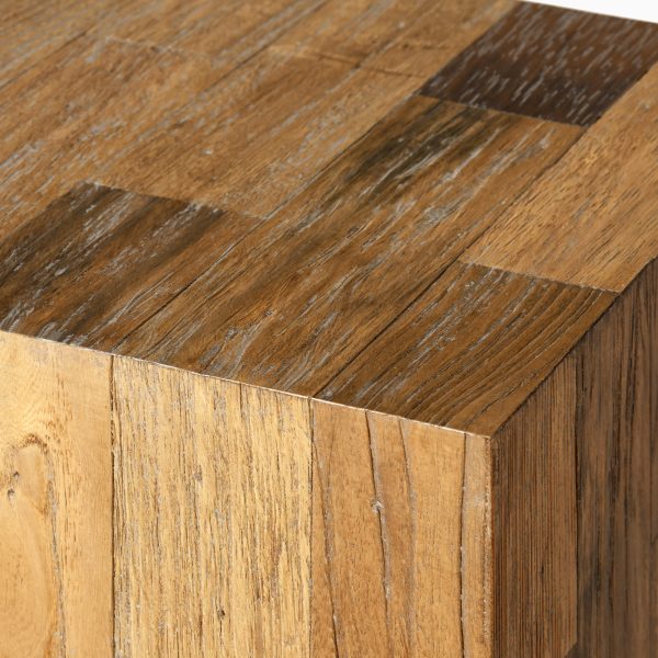 Petra 10" Elm Tall Side Table - Image 6