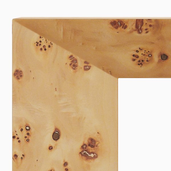 Bodil 47" MCM Burl Coffee Table - Image 5