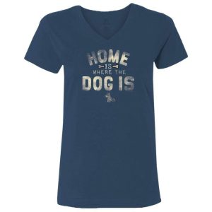 Teddy the Dog™ Home Ladies V-Neck - Small