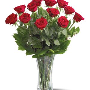 Say 'I love you' with one dozen premium long-stemmed roses! Professionally designed and locally delivered fresh from a flower shop in the recipient's locale. Generally available in red