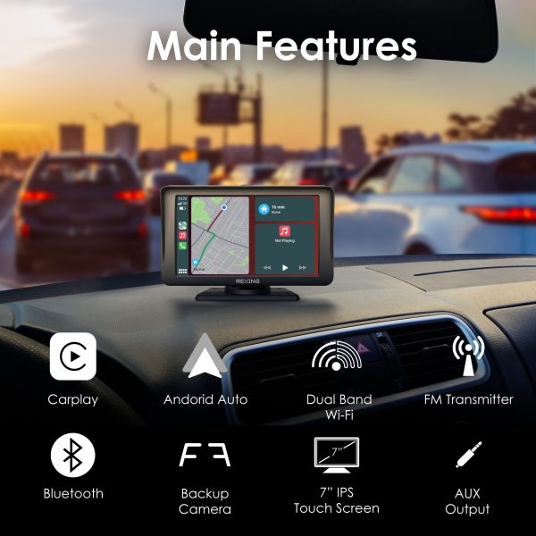 REXING W1 Multimedia Receiver W/ Backup Camera - Image 2