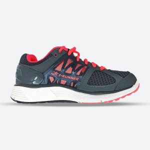 Womens Wide Fit I-Runner Maria Sneakers, Grey / 8 / 6E