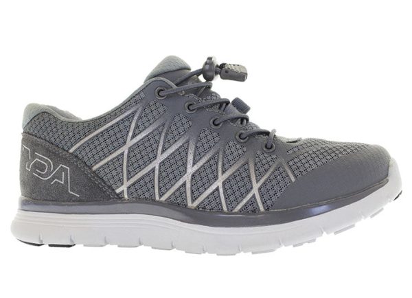 Women's Wide Fit YDA W15 Running Sneakers, Grey / 8 / 4E