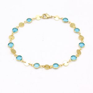 <p>18K Gold Plated Anklet High Polish Finish Lifetime Guarantee</p><p>Great Gift</p><p>Add a hint of luxury to your ensemble with this anklet bracelet</p><p>10 Inches Perfect Length For an ankle bracelet</p><p>Perfect accessory to wear to the beach a must have</p><p>Made in Brazil</p>