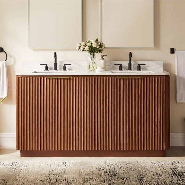 a stylish oak fluting design