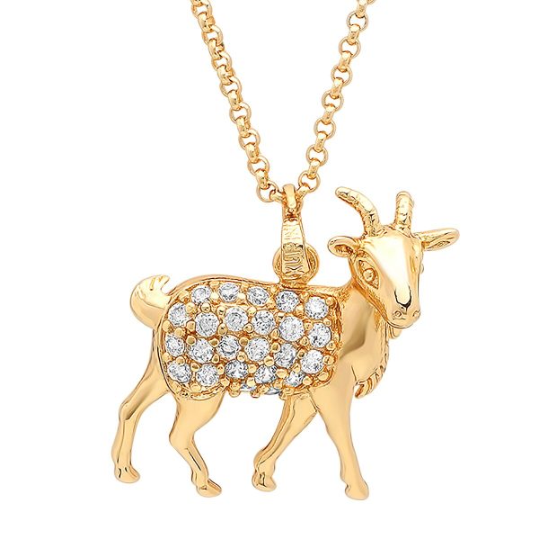 Ladies 18k gold plated stainless steel