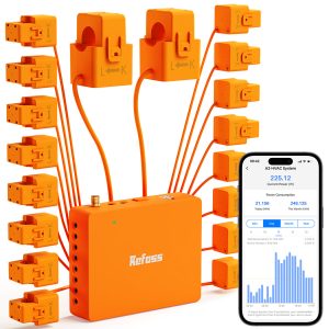 Compatible with Home Assistant: The Refoss EM16 is now compatible with Home Assistant! Update to the latest firmware via the Refoss app and follow the instructions on the Home Assistant Integrations page to add the EM16 for seamless smart home integration. Note: Supports local LAN discovery but does not currently support fixed IP settings.. Smart Home Energy Monitor: The EM16 supports 2 main circuit sensors (up to 200A each) and 16 branch circuit sensors (up to 60A each) with an easy-to-install clamp-on design. It is compatible with single-phase 2-wire systems
