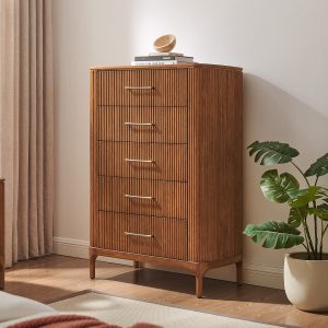 crafted from rich ash wood veneer and a durable plywood frame. Designed to last