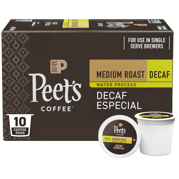 Central America’s finest coffees come together to make these medium-bodied decaf K-Cup Pods: lively
