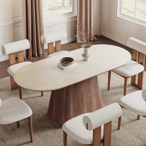 perfect for enjoying meals with loved ones. Crafted with a sturdy plywood base