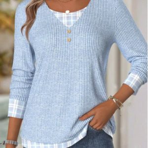 Color:Light Blue;<br />Size:S;<br />Size:M;<br />Size:L;<br />Size:XL;<br />Size:XXL;<br />Package Contents:1 X T Shirt;<br />Occasion:Casual;<br />Style:Casual;<br />