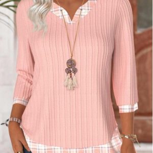 Color:Light Pink;<br />Size:M;<br />Size:L;<br />Size:XL;<br />Size:XXL;<br />Package Contents:1 X T Shirt;<br />Occasion:Casual;<br />Style:Casual;<br />